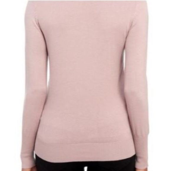 JOSEPH A. Zipper Shoulder Turtleneck Grey Rose - Picture 5 of 8
